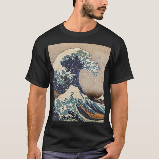 T-shirt La Grande Vague au large de Kanagawa (Devant)