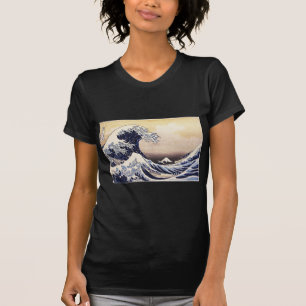 T-shirt La grande vague au large de Kanagawa Art japonais