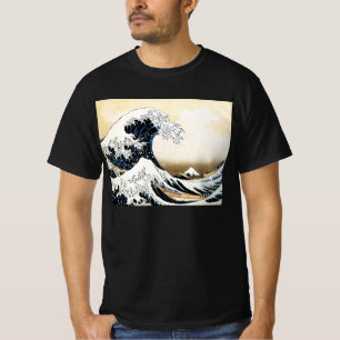 T-shirt La Grande Vague au large de Kanagawa Hokusai, art