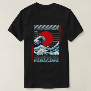 T-shirt La Grande Vague au large de Kanagawa Japon Rétro