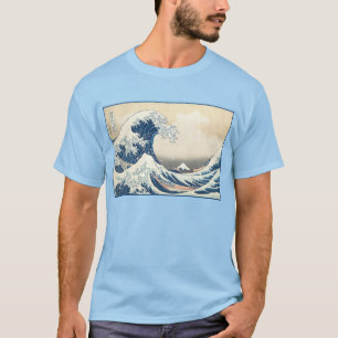 T-shirt La Grande Vague au large de Kanagawa par Katsushik