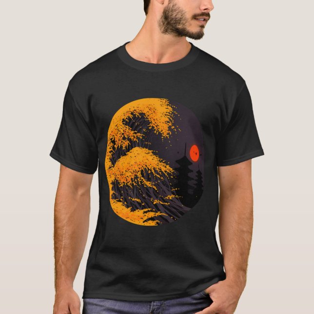 T-shirt La Grande Vague d'Automne (Devant)