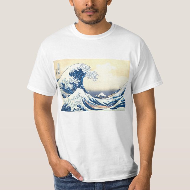 T-shirt La Grande Vague de Kanagawa (Devant)