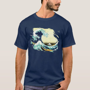 T-shirt La grande vague outre de Kanagawa