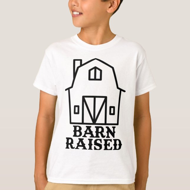 T-shirt La Grange A Élevé Des Chemises Pour Les Enfants De (Devant)