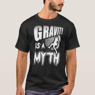 T-shirt La Gravité Est Un Mythe Rock Escalade Climber