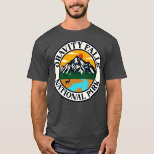 T-shirt La gravité tombe parc national 1