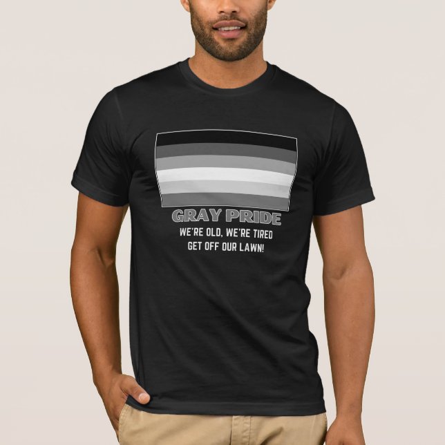 T-shirt La Gray Pride Drôle Homme (Devant)