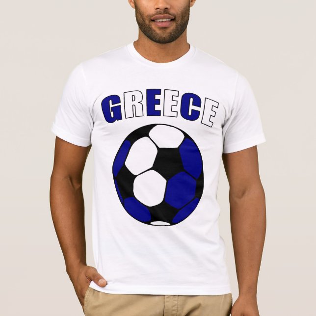 T-shirt La Grèce Footy (lumière) (Devant)