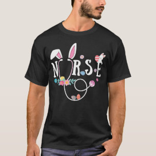 T-shirt La grêle des infirmières de stéthoscope Les oeu