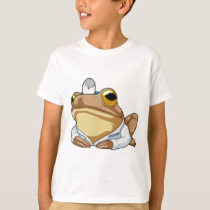 T-shirt La grenouille comme docteur avec le manteau du doc
