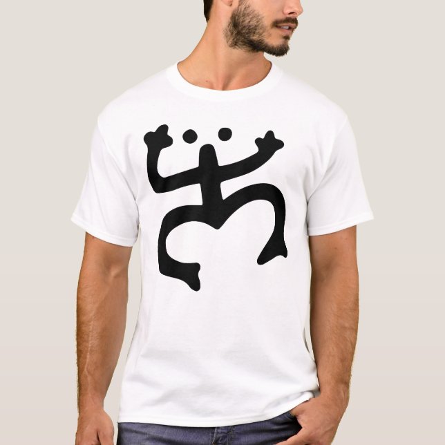 T-shirt La grenouille de la tribu indienne de Coqui Taino  (Devant)