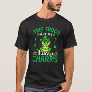 T-shirt La Grenouille Des Arbres Mes Charmants Chanceux La