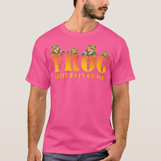 T-shirt La Grenouille S'Appuie Pleinement Sur Dieu