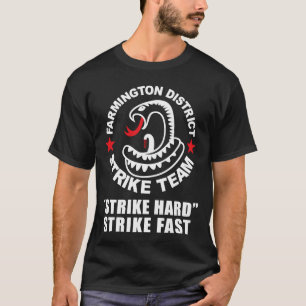 T-SHIRT LA GRÈVE DU DISTRICT DE FARMINGTON INSPIRÉE PAR TH