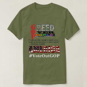 T-shirt LA GRÈVE SUR LES GENS L'AMÉRIQUE Vote Out GOP