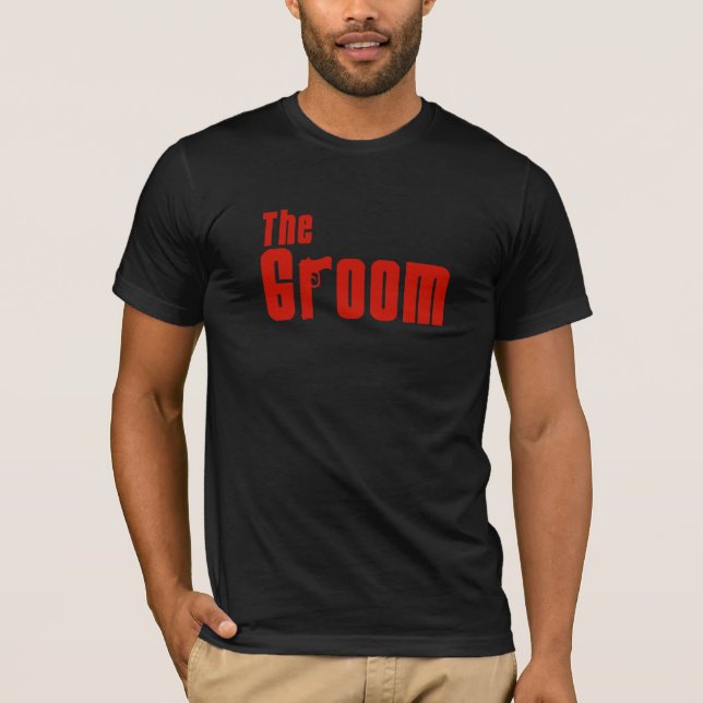 T-shirt La Groom (Rouge mafieux) (Devant)