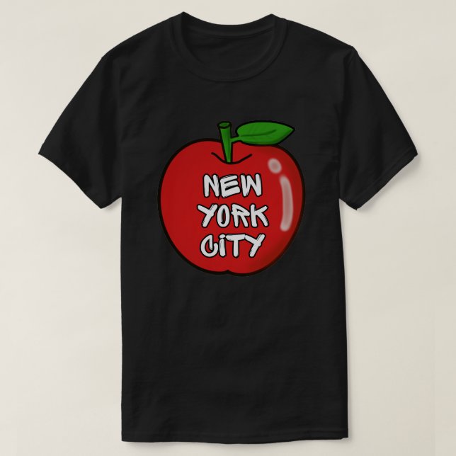 T-shirt La grosse pomme New York City (Design devant)