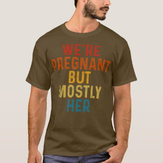 T-shirt La Grossesse De faire-part Était Enceinte, Mais Su