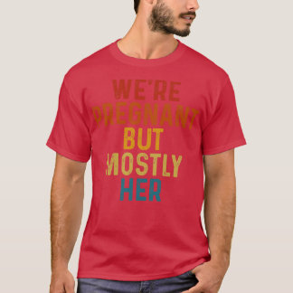 T-shirt La Grossesse De faire-part Était Enceinte, Mais Su