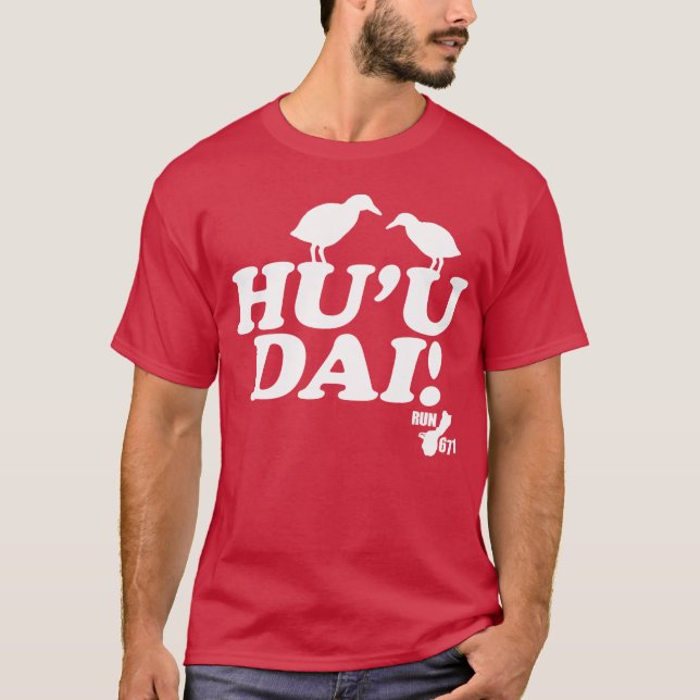 T-shirt La GUAM COURENT Dai de 671 HU II (Devant)