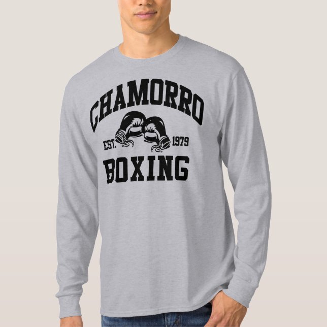 T-shirt La GUAM COURENT la boxe de 671 Chamorro (Devant)