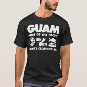 T-shirt La GUAM COURENT la fierté 671 du Pacifique