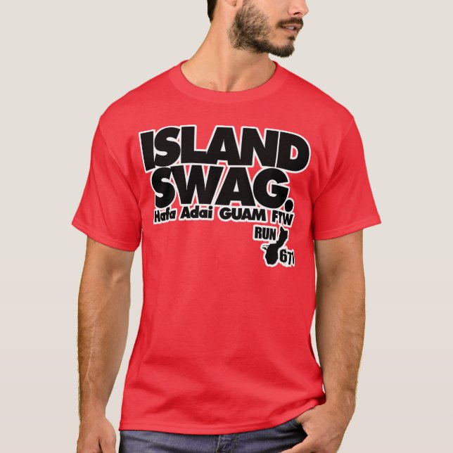 T-shirt La GUAM COURENT le butin FTW de 671 îles (Devant)