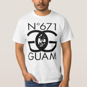 T-shirt La GUAM COURENT le joint de 671 nombres