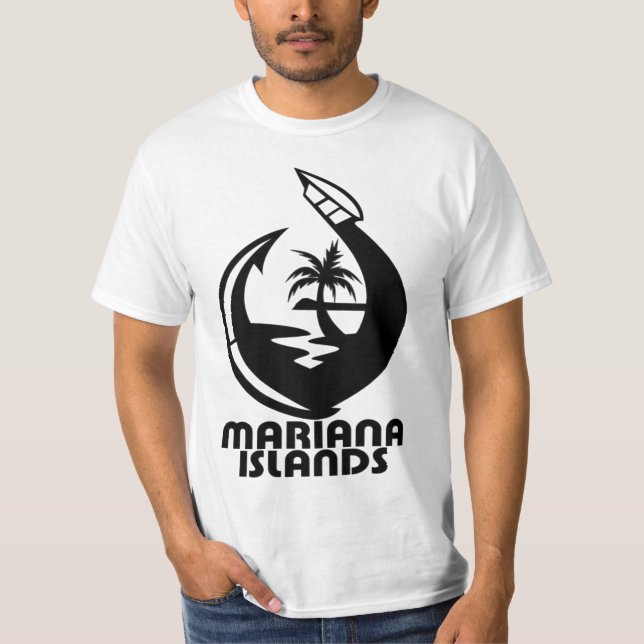 T-shirt La GUAM COURENT le joint des 671 îles Mariannes (Devant)