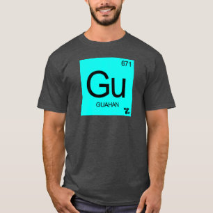 T-shirt La GUAM COURENT l'élément rare de l'île 671