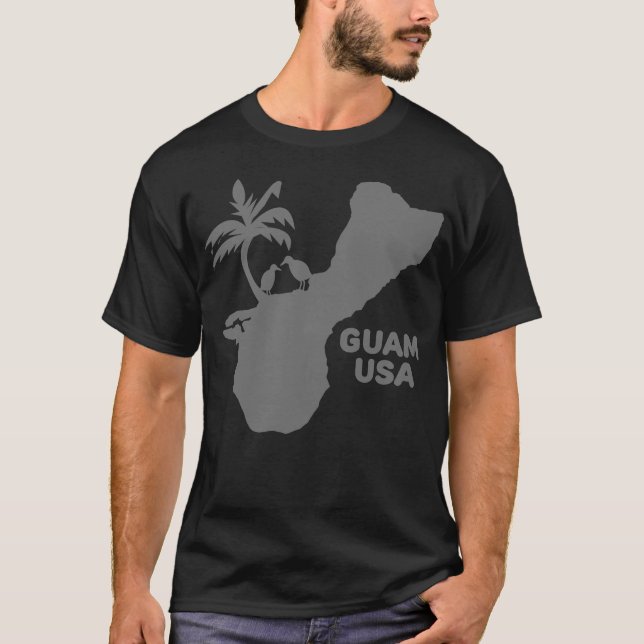 T-shirt La GUAM COURENT l'île de 671 Koko (Devant)