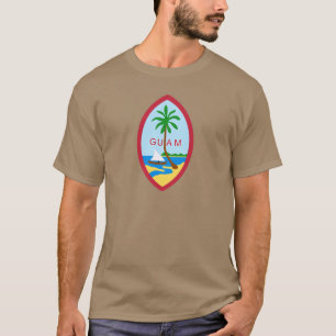 T-shirt La GUAM - emblème/drapeau/manteau des bras/symbole