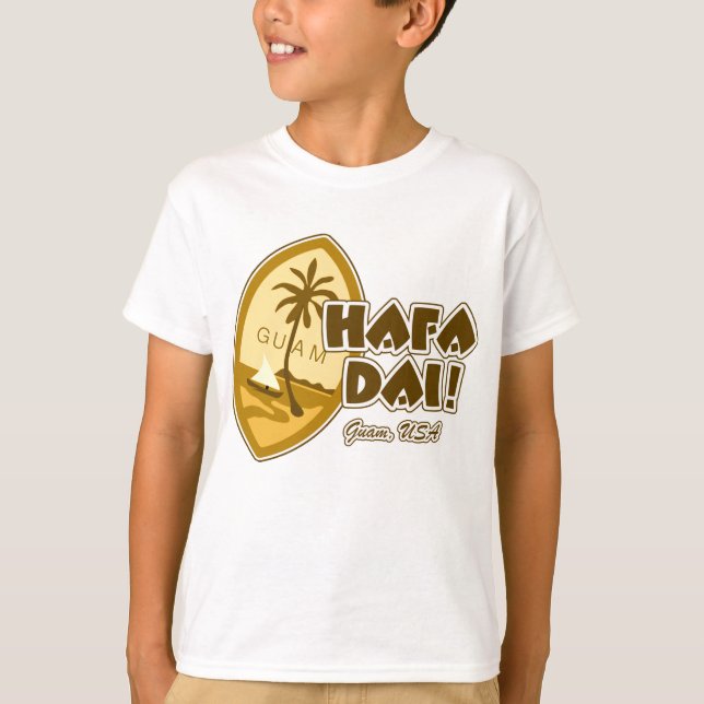 T-shirt La Guam Hafa Dai (Devant)