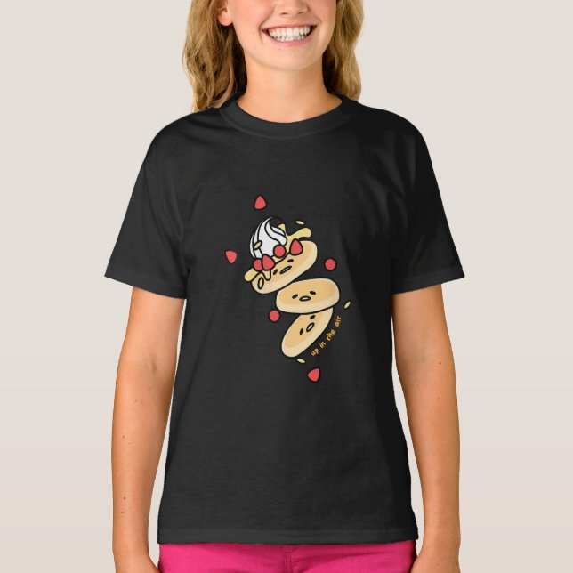 T-shirt La gudetama s'élève dans l'air (Devant)