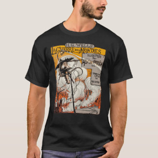 T-shirt La Guerre des Mondes 1906 Français Poster Classic