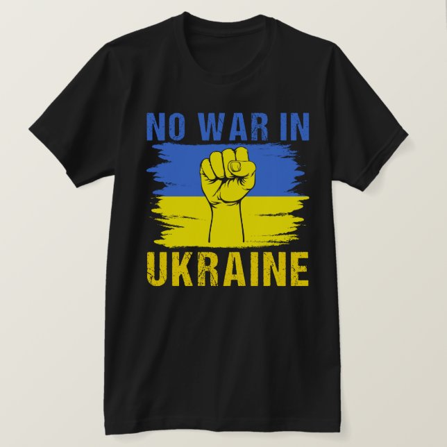 T-shirt La Guerre En Ukraine (Design devant)