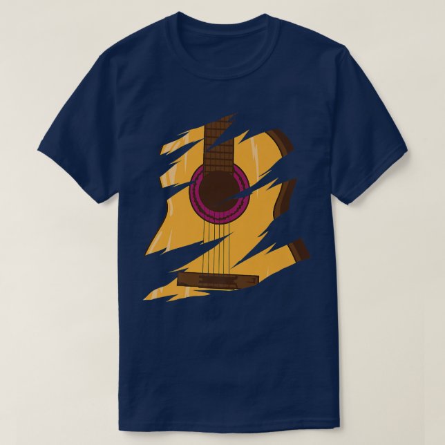 T-shirt La guitare est le meilleur instrument362 (Design devant)
