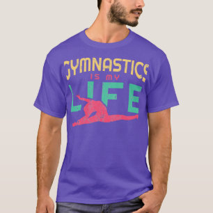 T-shirt La Gymnastique est ma vie Gymnaste Femmes Flip