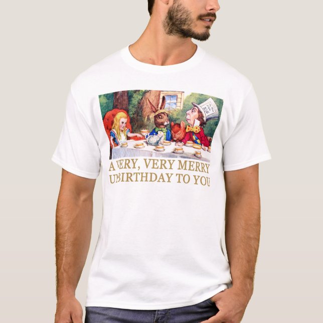 T-SHIRT LA HAINE DE MAD SOUHAITE À ALICE UN JOLI ANNIVERSA (Devant)