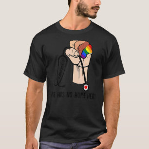 T-shirt La Haine N'A Pas De Maison Ici Lgbt Infirmière