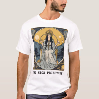 T-SHIRT LA HAUTE PRIESTE - CARTE TAROT