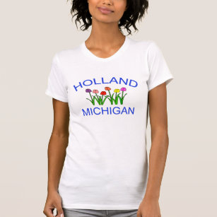 T-shirt La Hollande, MI - w/Tulips