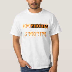 T-shirt La homophobie est répugnante