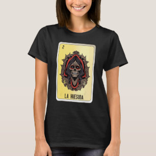 T-shirt La Huesuda Mexicaine Lotterie Cartes de Bingo
