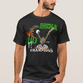 T-shirt La "Inde nous l'avons faite des champions du monde