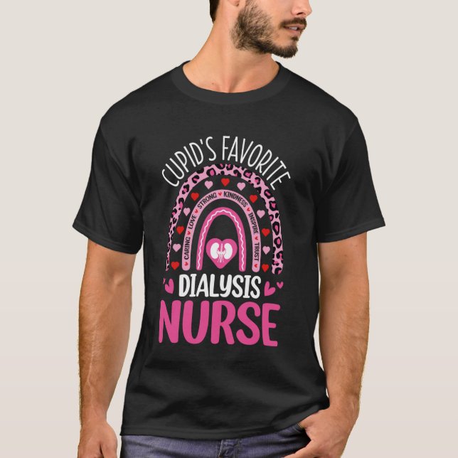 T-shirt La infirmière de dialyse préférée de Cupidon - Sai (Devant)