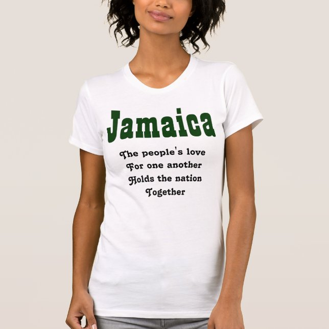 T-shirt La Jamaïque a uni les gens (Devant)