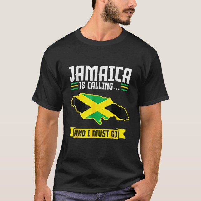 T-shirt La Jamaïque Dit Que Je Dois Aller Au Patrimoine Ja (Devant)