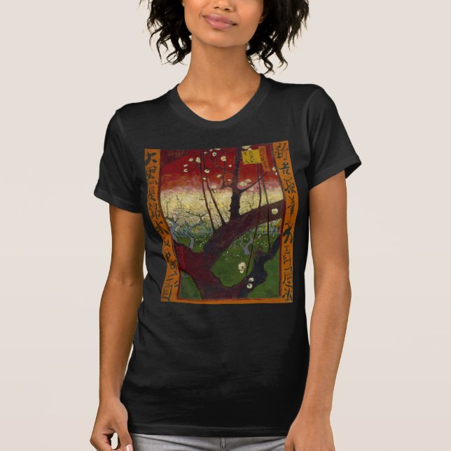 T-shirt La japonaise de Van Gogh après Hiroshige (Devant)